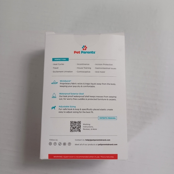 Dog Diapers 3 Pack NEW XS (4"-10" Waist) Rustic/Gray/Black -Female -Pet Parents - Picture 2 of 7